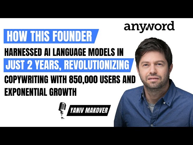 This Founder Harnessed AI Language Models in Just 2 Years, Revolutionizing Copywriting with 850,000 Users and Exponential Growth